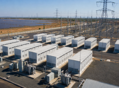 Ganesh Green Bharat’s NTPC Renewable Energy order highlights India’s fast-growing battery energy storage market as grid-scale BESS projects become critical to renewable power reliability. Representative image.