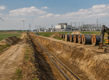 Representative image of underground HVDC cable construction, showing how Germany’s SuedLink project aims to carry northern wind power to industrial demand centres in Bavaria and Baden-Württemberg.