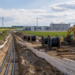 Representative image of underground HVDC cable construction and wind power infrastructure, highlighting how Germany’s A-Nord project aims to connect northern renewable energy with western industrial demand centres.