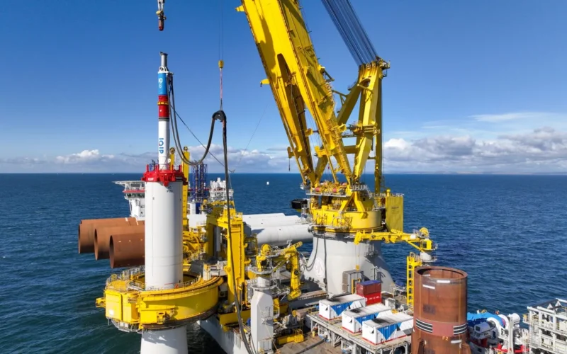 Inch Cape finishes 54 monopile foundations as Scotland’s offshore wind build-out advances