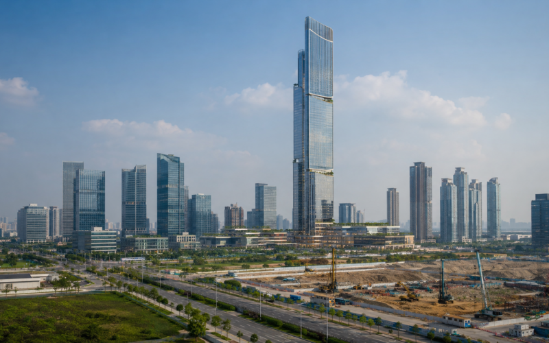 Gurugram Global City’s proposed ultra-tall tower highlights Haryana’s push to turn the Dwarka Expressway corridor into a major NCR real estate and urban infrastructure hub. Representative image.