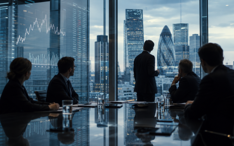 Representative image: Corporate leaders assess London market valuations as EQT’s proposed £10.9 billion Intertek takeover highlights the private equity push reshaping the FTSE 100.