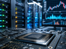 Representative image of an AI semiconductor chip and data center infrastructure as Marvell Technology’s S&P 500 entry puts MRVL stock, AI chip valuations, and index-fund demand in sharper investor focus.