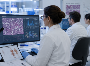 Representative image of rare muscle disease research as Novartis AG’s del-brax data strengthens its Avidity Biosciences acquisition story, RNA therapy strategy, and facioscapulohumeral muscular dystrophy pipeline.