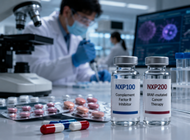 Nuvectis Pharma’s licensing deal with Haisco Pharmaceutical expands its clinical-stage pipeline into complement Factor B inhibition and BRAF-mutated cancer therapy, while investors weigh the funding challenge behind the $1.421 billion milestone opportunity. Representative image.