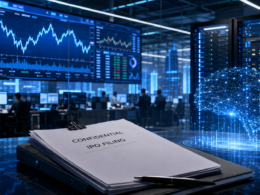 Representative image: Confidential IPO filing documents and artificial intelligence market screens illustrate OpenAI’s reported public listing plans, highlighting how the ChatGPT maker’s potential Wall Street debut could reshape AI valuations, technology IPOs and investor sentiment around the next phase of generative AI.