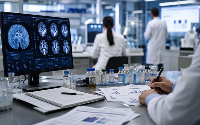 Representative image: Neuropsychiatric drug research and brain imaging illustrate Otsuka Holdings’ Transcend Therapeutics acquisition and its push to advance TSND-201 as a potential next-generation PTSD treatment.