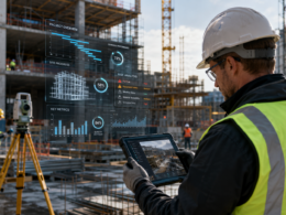 Representative image of AI-powered construction project monitoring, as Palantir Technologies Inc.’s partnership with McCarthy Building Companies Inc. targets jobsite productivity, risk control and smarter field decision-making.