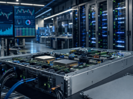 Representative image of AI server hardware and data center infrastructure as Super Micro Computer’s $7 billion financing plan puts SMCI stock, AI server demand, dilution risk, and working-capital pressure under investor scrutiny.