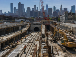 Representative image of underground subway construction in New York-style urban setting, as Skanska AB’s Second Avenue Subway Phase II contract moves East Harlem’s Q line extension closer to reality.