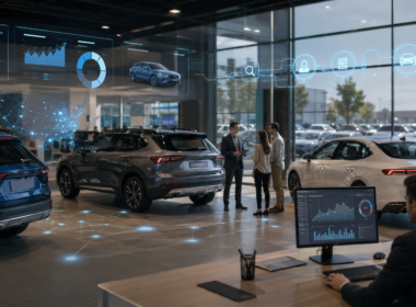 Spyne’s Q2 2026 report highlights how artificial intelligence is shifting from dealership chatbots to connected inventory, pricing and customer-data workflows across United States auto retail. Representative image.
