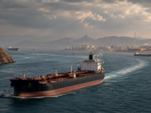 Representative image of crude oil tankers near Gulf port infrastructure, illustrating how the United States-Israel-Iran conflict is forcing energy markets to rethink oil supply chains beyond the Strait of Hormuz.