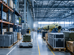 Representative image of aerospace and defence logistics facility for TVS Supply Chain Solutions’ ALA Group JV and TVSSCS India supply-chain story.