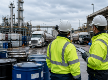 Representative image of a hazardous waste treatment facility, reflecting Veolia’s $3.04 billion Clean Earth acquisition and its push to become the number two player in the U.S. hazardous waste management market.