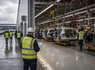 Representative image: A European automotive assembly plant amid Volkswagen’s reported plan to cut up to 100,000 jobs, close German factories and accelerate its deepest workforce restructuring under Oliver Blume.