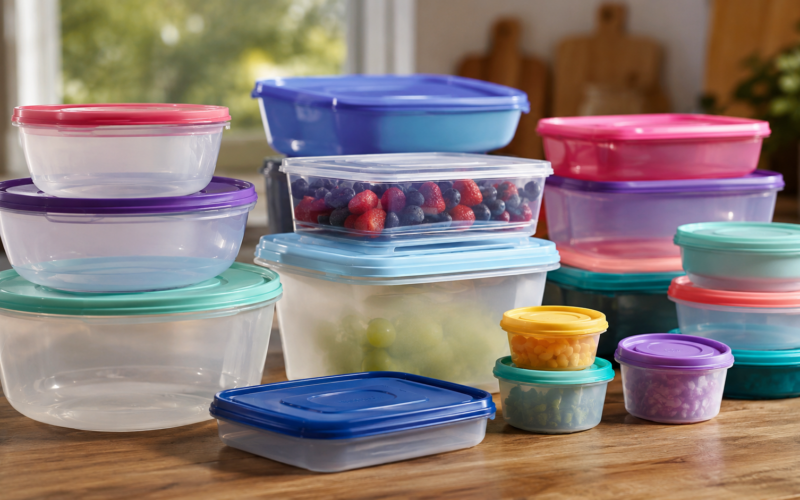Representative image showing household storage products in a kitchen, as Betterware de México’s Tupperware acquisition puts BWMX stock sentiment and Latin American consumer growth in focus.