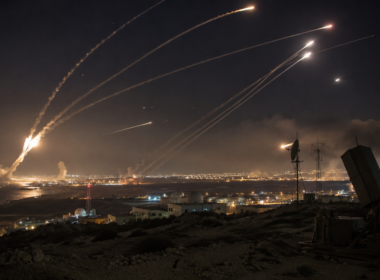 Representative image of missile fire over a coastal defense zone, illustrating Iran’s June 10 strikes on United States targets as the Strait of Hormuz crisis tests Donald Trump’s Middle East strategy, oil market stability, and regional security.