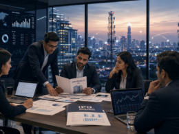 Representative image: A telecom-focused IPO strategy meeting illustrates Jio Platforms Limited’s proposed public listing as Reliance Industries Limited seeks to unlock value from India’s largest digital and connectivity ecosystem.