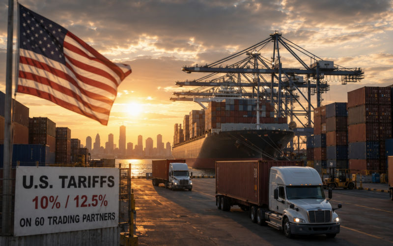 The new United States tariffs of 10% and 12.5% on imports from 60 trading partners extend a broad tariff floor while linking global market access to forced-labour enforcement. Representative image.