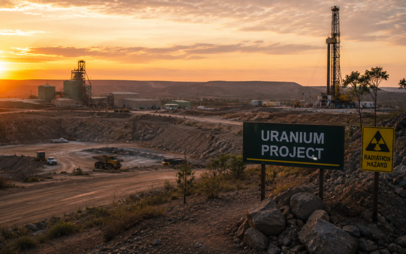 Representative image of an Australian uranium project as ASX uranium stocks rise after Australia and India finalise arrangements supporting peaceful nuclear fuel exports.