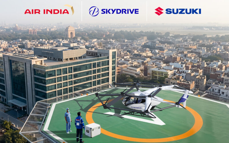Air India, SkyDrive and Suzuki assess eVTOL network for time-critical medical cargo in India