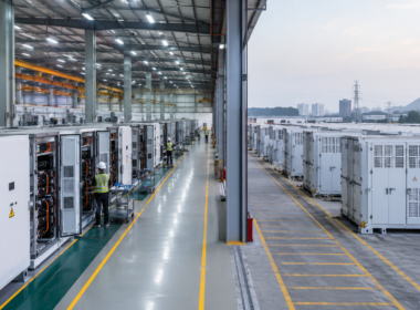 AmpereHour Energy’s 5 GWh Pune BESS facility highlights India’s expanding battery energy storage manufacturing and integration capacity. Representative image.