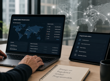 Augustus’ $180 million Series B funding and proposed U.S. national bank highlight its push to build regulated, always-on dollar payment infrastructure for global fintechs and financial institutions. Representative image.
