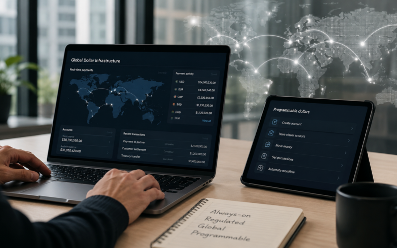Augustus’ $180 million Series B funding and proposed U.S. national bank highlight its push to build regulated, always-on dollar payment infrastructure for global fintechs and financial institutions. Representative image.