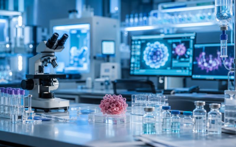 Avacta Group is advancing its pre|CISION tumour-targeted cancer platform through AVA6000 and AVA6103 as investors assess clinical validation, partnering prospects and funding risk. Representative image.