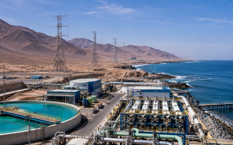 BHP explores a potential $2 billion sale of Chilean desalination and electricity transmission assets supporting its major copper operations. Representative image.