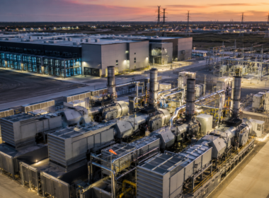 Representative image: Baker Hughes Company and Kodiak Gas Services are targeting surging U.S. data center power demand with a multi-year gas turbine agreement supporting up to 1.8GW of distributed generation.