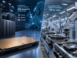 Representative image of AI data center infrastructure and accelerator manufacturing as Cerebras Systems expands European compute capacity and scales CS-3 production.
