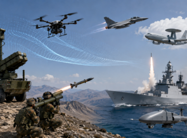Representative image of India’s ₹52,000 crore Defence Acquisition Council approval, highlighting future opportunities in counter-drone warfare, missile systems, naval unmanned aircraft and high-altitude surveillance platforms.
