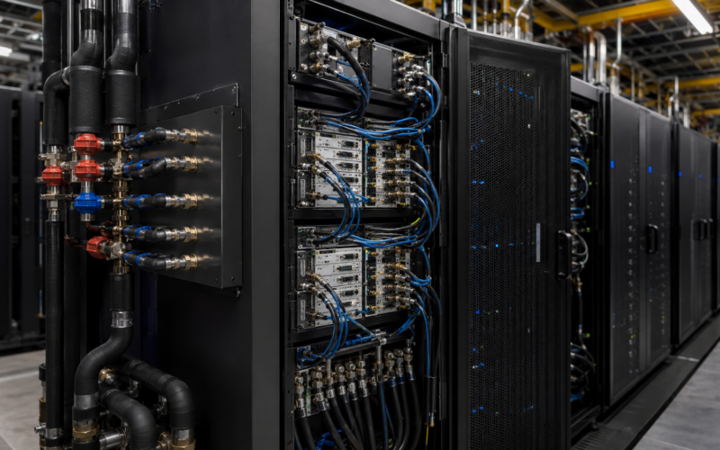 Ecolab’s $4.75 billion acquisition of CoolIT Systems strengthens its position in AI data center liquid cooling, direct-to-chip thermal management and high-density computing infrastructure. Representative image.