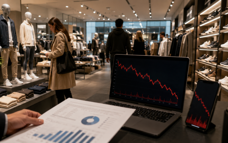 Frasers Group’s annual results highlighted acquisition-driven revenue growth and stronger reported profit, but weaker adjusted earnings, rising debt and takeover uncertainty weighed on investor sentiment. Representative image.