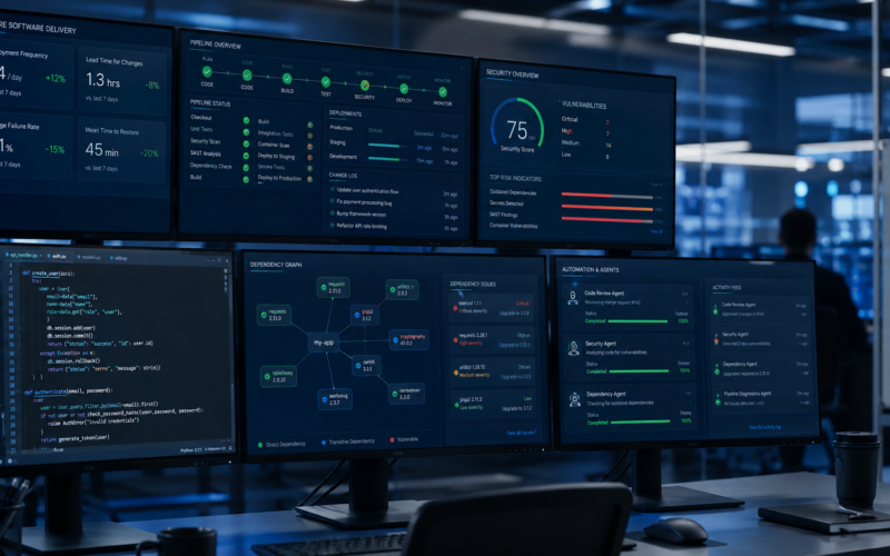 GitLab 19.2 expands agentic DevSecOps automation to help enterprises manage security vulnerabilities, dependency updates, pipeline failures and AI-generated code at scale. Representative image.