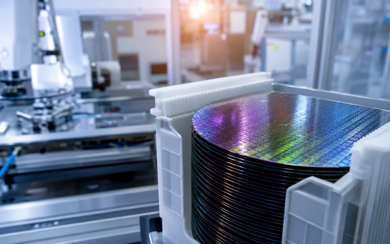 GlobalWafers and Micron Technology expand United States semiconductor supply capacity through a $500 million financing and 10-year silicon wafer agreement. Representative image.