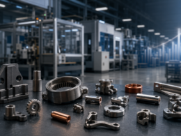 Precision-engineered metal components highlight Indo-MIM Limited’s manufacturing profile as its ₹3,811 crore IPO attracts attention with a 40% grey market premium. Representative image.