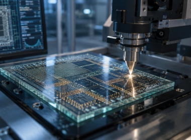 Intel Corporation and Lens Technology are exploring advanced glass substrate packaging for artificial intelligence chips and data centre workloads, but the non-binding agreement leaves commercial scale-up as the critical test. Representative image.