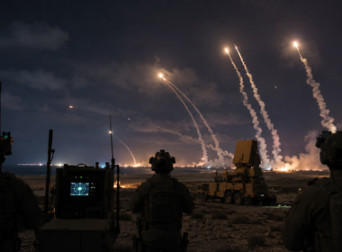 Representative image: Military personnel monitor missile and air-defense activity as fresh United States strikes on Iran intensify the Gulf conflict and raise fears of a wider regional war.