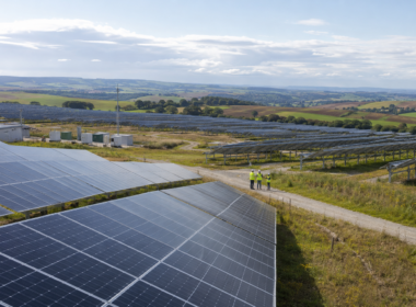 A large European solar farm illustrates how Nextpower’s €330 million Zimmermann acquisition supports its shift from solar trackers to a broader integrated energy platform spanning fixed-tilt systems, storage and power infrastructure. Representative image.