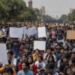 Representative image of youth protesters near government buildings in New Delhi, reflecting how India’s exam leak scandal and Gen Z-led student protests have become a major political test for Narendra Modi’s government.