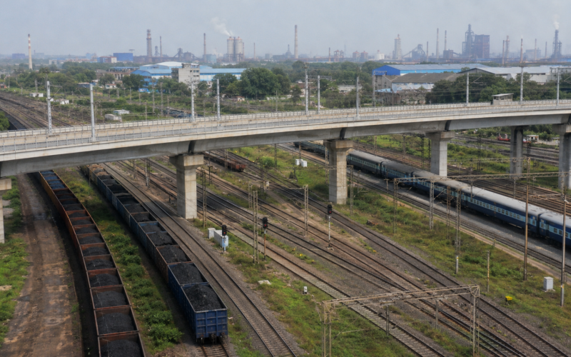 Indian Railways plans a ₹135 crore rail flyover at Bondamunda to separate freight and passenger traffic across the Rourkela industrial corridor in Odisha. Representative image.