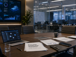 A modern artificial intelligence strategy room reflects Scale AI’s appointment of Francis deSouza as chief executive officer, with enterprise growth, customer trust and independence after the Meta Platforms investment shaping his leadership mandate. Representative image.