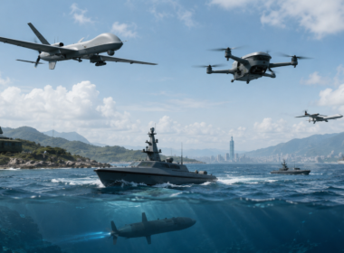 Representative image: Taiwan’s proposed NT$210 billion drone procurement plan highlights its push to build aerial, maritime and underwater unmanned systems for stronger deterrence in the Taiwan Strait.