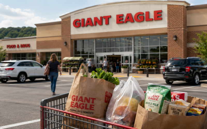 Representative image of a regional supermarket as The Kroger Co. moves to acquire Giant Eagle Inc. in a $1.65 billion grocery consolidation deal.