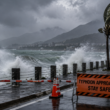 Typhoon Bavi forces mass evacuations and widespread flight cancellations across Taiwan as authorities brace for extreme rainfall, flooding and landslide risks. Representative image.