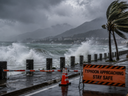 Typhoon Bavi forces mass evacuations and widespread flight cancellations across Taiwan as authorities brace for extreme rainfall, flooding and landslide risks. Representative image.