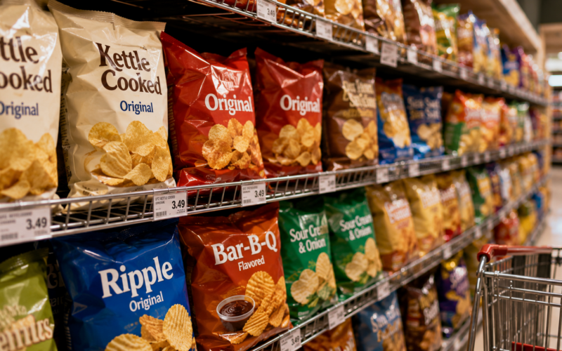 Utz Brands’ $2.9 billion take-private deal with Intersnack Group values the snack maker at $14.25 per share, raising questions over whether public investors are exiting at a cyclical low. Representative image.
