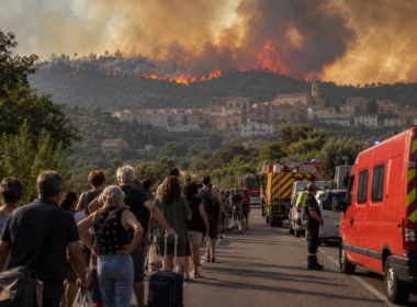 Representative image: Residents evacuate as fast-moving wildfires threaten communities in France and Spain, highlighting the growing human and economic toll of Europe’s escalating fire emergency.